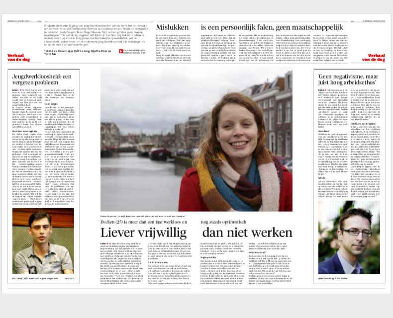 Myrthe Prins freelance journalist leidsch dagblad